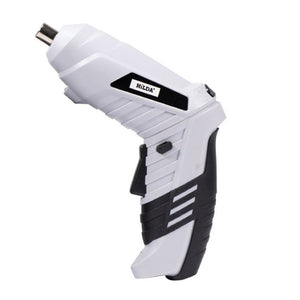 HILDA Multi - Function Li - Ion Screwdriver Mini Screwdriver Set, Black, White, Orange - laboratorydeal