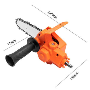 HILDA Portable Pruning Electrical Chain Saws, 4 inch Orange, 4 inch Black, 6 inch Orange, 6 inch Black - laboratorydeal