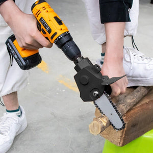 HILDA Portable Pruning Electrical Chain Saws, 4 inch Orange, 4 inch Black, 6 inch Orange, 6 inch Black - laboratorydeal