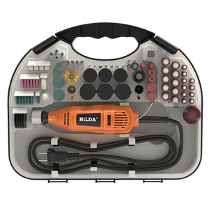 HILDA Power Grinder And Brush Sharpener Set Sharpening Tool Set, EU Plug, With Soft Shaft, No Soft Shaft - laboratorydeal