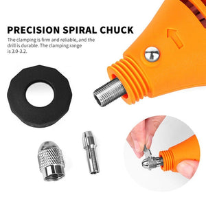 HILDA Power Grinder And Brush Sharpener Set Sharpening Tool Set, EU Plug, With Soft Shaft, No Soft Shaft - laboratorydeal