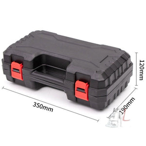 HILDA Rechargeable Cordless Mini Electrical Chain Saw Logging Tools Plastic Package, EU Plug With 1 Battery Red, US Plug With 1 Battery Red, EU Plug With 1 Battery Black, US Plug With 1 Battery Black - laboratorydeal