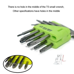 HUIJIAQI Hexagon Torx Screwdriver Spanner Multifunction Combination Tool, 8pcs/set - laboratorydeal