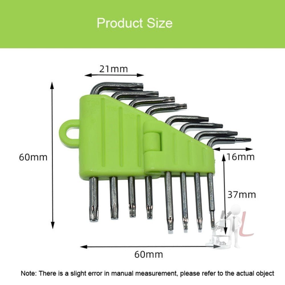 HUIJIAQI Hexagon Torx Screwdriver Spanner Multifunction Combination Tool, 8pcs/set - laboratorydeal