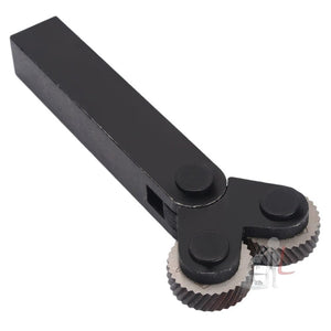 Hardened and Durable Steel Two - wheel Knurled Tool Kit, 0.8mm, 1.0mm, 1.2mm, 1.5mm, 1.6mm, 1.8mm, 2.0mm - laboratorydeal