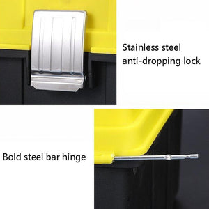 Hardware Storage Box Hand - Filled Car Parts Toolbox Portable Electrician Repair Toolbox, 21 inch Folding - laboratorydeal