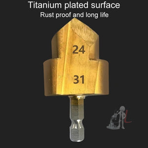 Hexagonal Shank PPR Step Drill Bits Leak Repairing And Connecting Tools, 20, 25, 32 - laboratorydeal