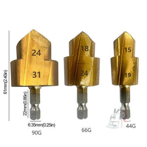 Hexagonal Shank PPR Step Drill Bits Leak Repairing And Connecting Tools, 20, 25, 32 - laboratorydeal