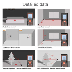 High Accuracy Laser Rangefinder Laser Electronics Ruler, HILDA HD40, HILDA HD60, HILDA HD80, HILDA HD100