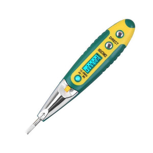 High Precision Electrical Tester Pen Screwdriver 220V AC DC Outlet Circuit Voltage Detector Test Pen with Night Vision, Digital Display Pen (Card), Digital Display Electric Pen (OPP ), Digital Display Pen (Card)+Battery - laboratorydeal