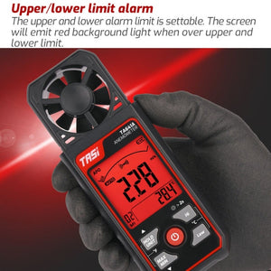 High Precision Wind Speed Instrument Wind Volume Tester Handheld Wind Speed Meter, TASI TA641A, TASI TA641B