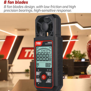 High Precision Wind Speed Instrument Wind Volume Tester Handheld Wind Speed Meter, TASI TA641A, TASI TA641B