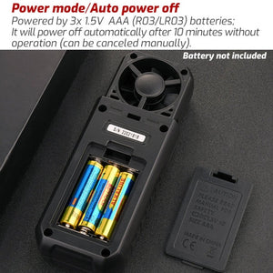 High Precision Wind Speed Instrument Wind Volume Tester Handheld Wind Speed Meter, TASI TA641A, TASI TA641B