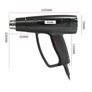 Hilda High Temperature Hot Air Industrial Hot Air Film Tool, 2000W, Three Wind Nozzles - laboratorydeal