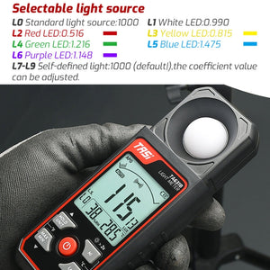 Illuminating Meter Bright Test Instrument Brightness Light Meter, TA631A laboratorydeal