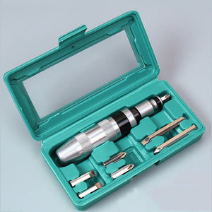 Impact Screwdriver Socket Set for Rusty Stubborn Screws, 7 In 1, 8 In 1, 13 In 1 Iron Box, S2 12 In 1 - laboratorydeal