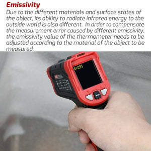 Infrared Thermometer Electronic Color Screen Thermometer, TASI TA601C -50-880 Degrees Celsius laboratorydeal