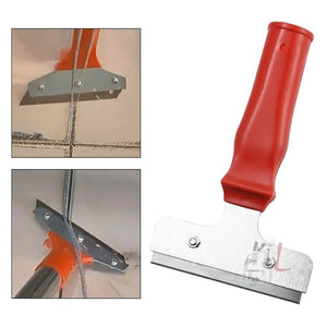 Iron Head Plastic Handle Scraper Cleaner for Glass Window Tile Floor Ice Wall Paint - laboratorydeal