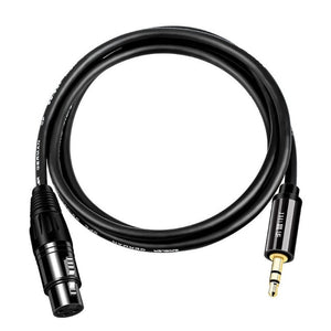 JINGHUA 3.5mm Male To XLR Female Microphone Cable Computer Mixer Audio Cable, 1.5m, 3m, 5m, 10m - laboratorydeal