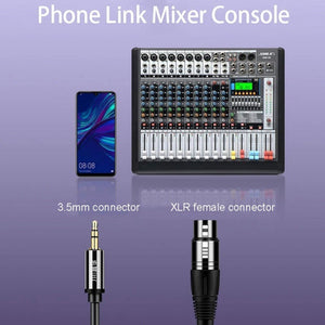 JINGHUA 3.5mm Male To XLR Female Microphone Cable Computer Mixer Audio Cable, 1.5m, 3m, 5m, 10m - laboratorydeal