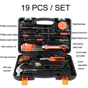 JT - 19 Household Hardware Tool Set, 19 PCS / Set - laboratorydeal
