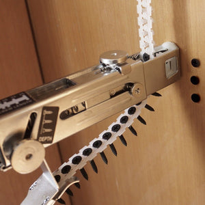 JieLi Chain Belt Screw Converter Electric Screwdriver On Gypsum Board Tool, Electric Screwdriver With 50 Chains Strap - laboratorydeal