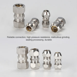 KT-PU-4 LAIZE Nickel Plated Copper Straight Pneumatic Quick Fitting Copper Pipe Connector, KT-PU-4, KT-PU-6, KT-PU-8