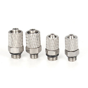 LAIZE 10pcs Micro Trachea Quick Connector, PC4-M5, PC4-M6, PC6-M5, PC6-M6, PL4-M5, PL4-M6, PL6-M5, PL6-M6