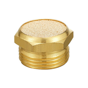 LAIZE 2pcs All Copper Flat Pneumatic Muffler, Caliber:4 Point, 1 Inch, 1 Point, 2 Point, 3 Point, 4 Point, 6 Point, M5