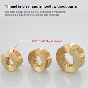 LAIZE 2pcs Compensation External Internal Connection Reducing Internal Thread External Thread, Caliber:4 Point-6 Point, 1 Point-2 Point, 2 Point-3 Point, 2 Point-4 Point, 3 Point-4 Point, 3 Point-6 Point, 4 Point-1 Inch, 4 Point-6 Point, 6 Point-1 Inch