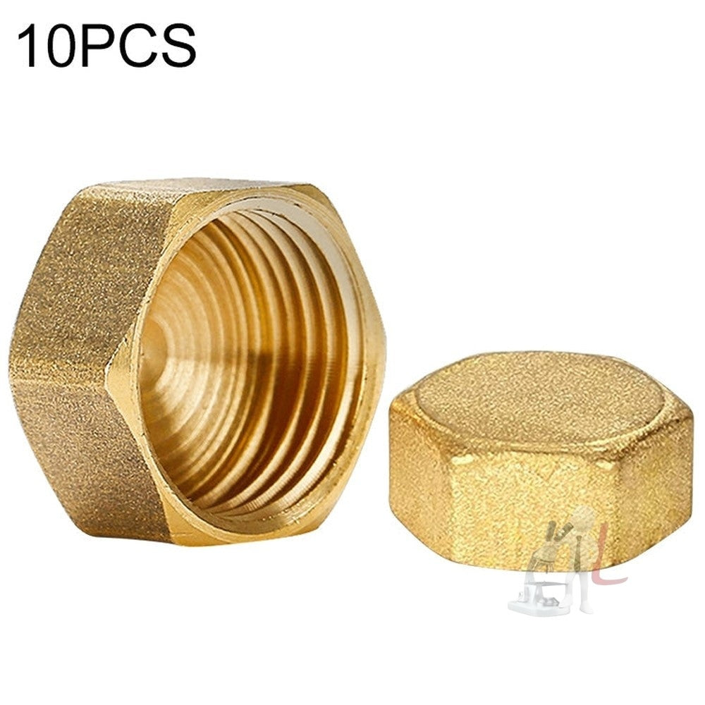 LAIZE 2pcs Hexagon Plug Female Thread, Caliber:4 Point, 1 Point, 2 Point, 3 Point, 4 Point