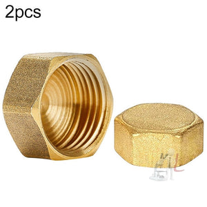 LAIZE 2pcs Hexagon Plug Female Thread, Caliber:4 Point, 1 Point, 2 Point, 3 Point, 4 Point