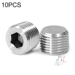 LAIZE 2pcs Iron Plug Connector Accessories, Caliber:6 Point, 1 Inch, 1 Point, 2 Point, 3 Point, 4 Point, 6 Point