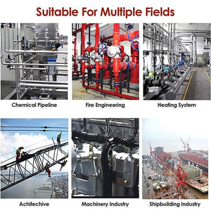 LAIZE 2pcs Iron Plug Connector Accessories, Caliber:6 Point, 1 Inch, 1 Point, 2 Point, 3 Point, 4 Point, 6 Point