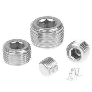 LAIZE 2pcs Iron Plug Connector Accessories, Caliber:6 Point, 1 Inch, 1 Point, 2 Point, 3 Point, 4 Point, 6 Point