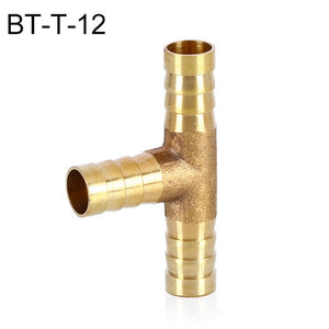 LAIZE 2pcs Pagoda T-type Three Way Pneumatic Components, Caliber:6mm, 6mm, 8mm, 10mm, 12mm