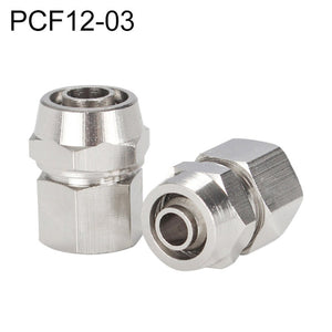 LAIZE Copper Pneumatic Quick Fitting Connector, PCF6-03, PCF6-04, PCF8-03, PCF8-04, PCF10-03, PCF10-04, PCF12-02, PCF12-03, PCF12-04
