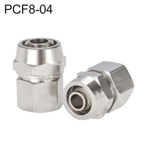 LAIZE Copper Pneumatic Quick Fitting Connector, PCF6-03, PCF6-04, PCF8-03, PCF8-04, PCF10-03, PCF10-04, PCF12-02, PCF12-03, PCF12-04