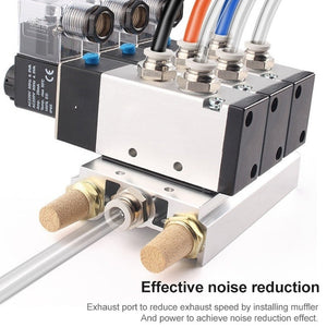 LAIZE Half Copper Long Pneumatic Muffler, Caliber:3 Point, 1 Inch, 1 Point, 2 Point, 3 Point, 4 Point, 6 Point