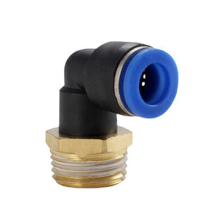 LAIZE Male Thread Elbow Pneumatic Quick Fitting Connector, PL14-02, PL14-03, PL14-04, PL16-02, PL16-03, PL16-04, PL16-06