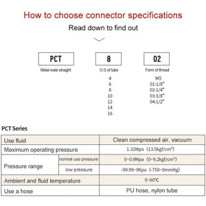 LAIZE Nickel Plated Copper Male Thread Straight Pneumatic Quick Connector, PC16 - 03, PC16 - 04 - laboratorydeal