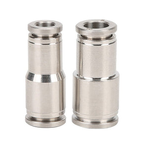 LAIZE Nickel Plated Copper Reducer Straight Pneumatic Quick Fitting Connector, PG6-4, PG8-6, PG10-6, PG10-8, PG12-8, PG12-10, PG16-12