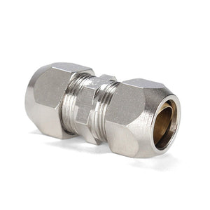 LAIZE Nickel Plated Copper Straight Pneumatic Quick Fitting Copper Pipe Connector, KT-PU-10, KT-PU-12