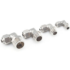 LAIZE Nickel Plated Copper Trachea Quick Fitting Twist Swivel Elbow Lock Female Connector, PL6-01, PL6-02, PL6-03, PL6-M5, PL8-01, PL8-02, PL8-03, PL8-04, PL10-01, PL10-02, PL10-03, PL10-04, PL12-02, PL12-03, PL12-04