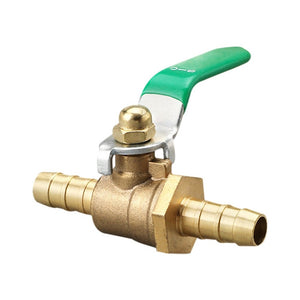 LAIZE Pneumatic Hose Barb Brass Shutoff Ball Valve, Thickened 8mm, Thickened 10mm, Thickened 12mm, 6mm, 8mm, 10mm, 12mm