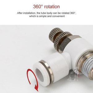 LAIZE SL Throttle Valve Elbow Pneumatic Quick Connector, SL4-01, SL4-02, SL4-M5, SL6-01, SL6-02, SL6-03, SL6-04, SL6-M5, SL8-01, SL8-02, SL8-03, SL8-04, SL10-01, SL10-02, SL10-03, SL10-04, SL12-02, SL12-03, SL12-04