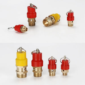 LAIZE Spring Type Safety Valve Pull Ring Exhaust Valve, 4mm, 8mm, 10mm, 15mm