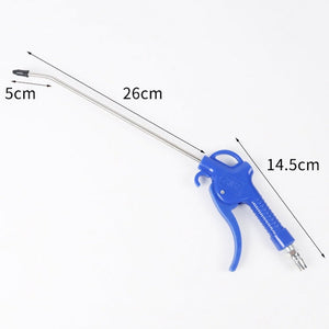 Large Air Volume Metal Pneumatic High - Pressure Dust Collector Dust Blowing Pneumatic Tool, Specification: Short, Random Color Delivery, Long - laboratorydeal