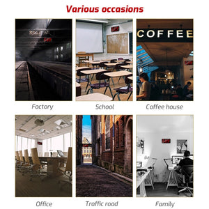 Large Screen Wall-Mounted Noise Meter Decibel Detector, TA653A, TA654A