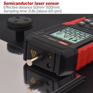 Laser Tachometer Digital Display Measuring Speed Meter, TASI TA500A Optical Measurement laboratorydeal